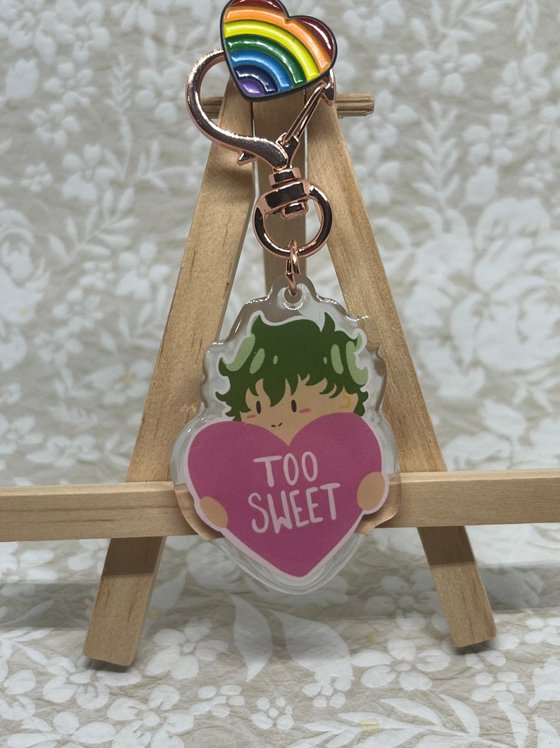 My Hero Sweetheart Keychains - Etsy