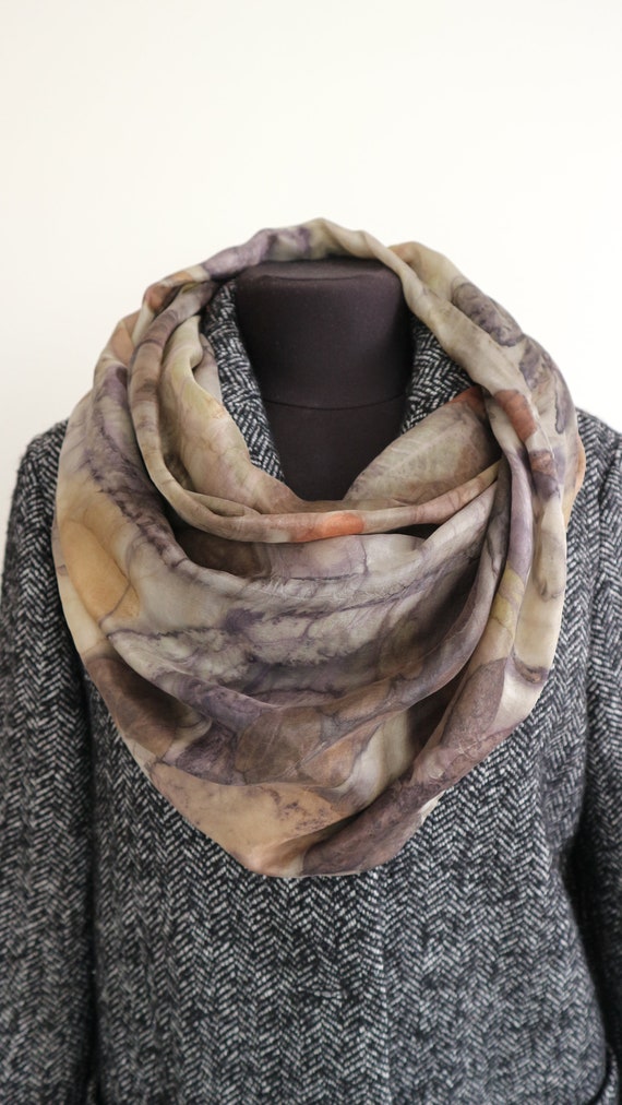 eco print scarf
