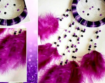 Purple Dream Catcher- Dream Catcher, Wall Hanging Decor