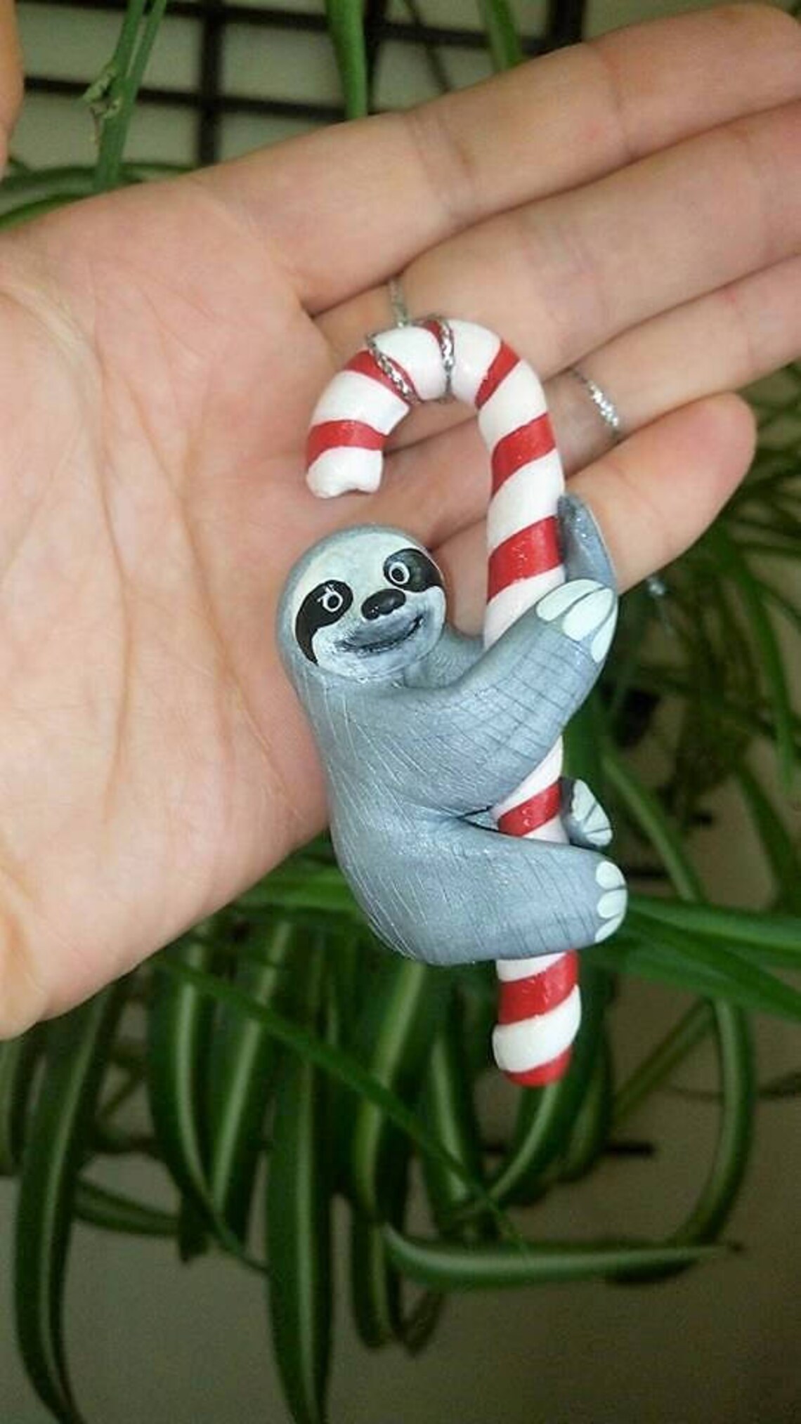 Santa Sloth Christmas Ornament Christmas Tree Ornaments - Etsy