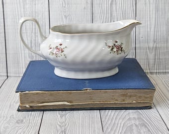 Vintage jaren 1980 Portelanul Alba Iulia Rose Transferware Juskomkan Roemenië