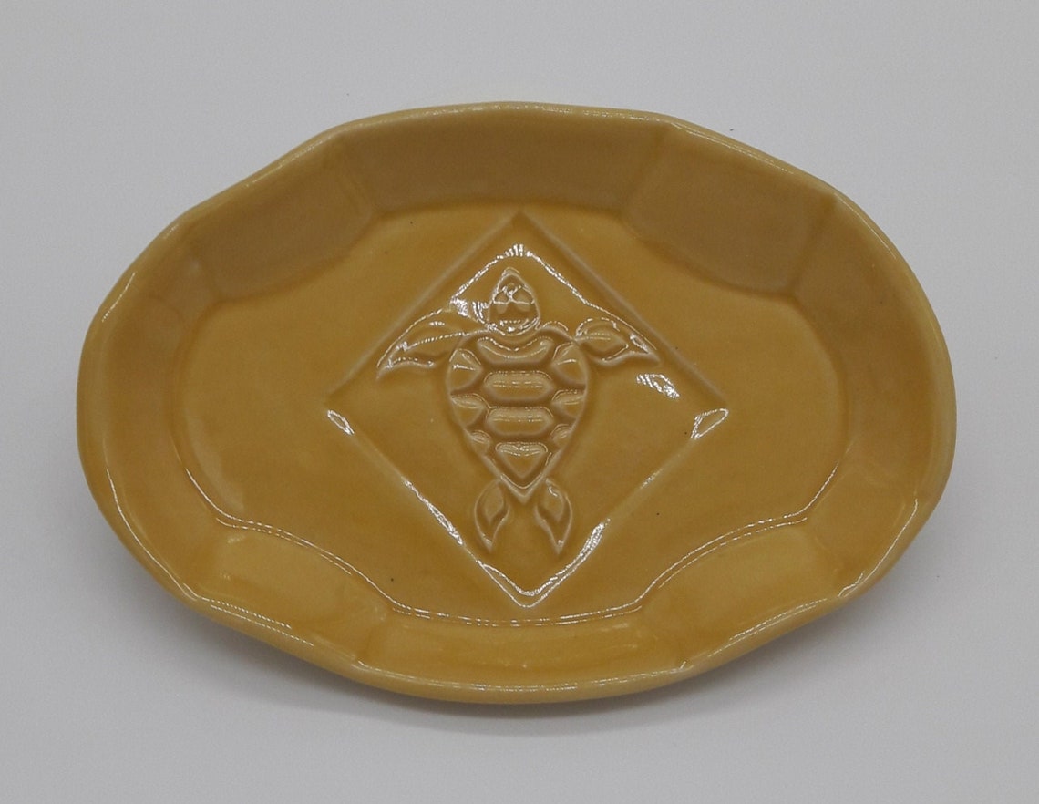 Sea Turtle spoon rest handmade inspiration to save the oceans. Etsy