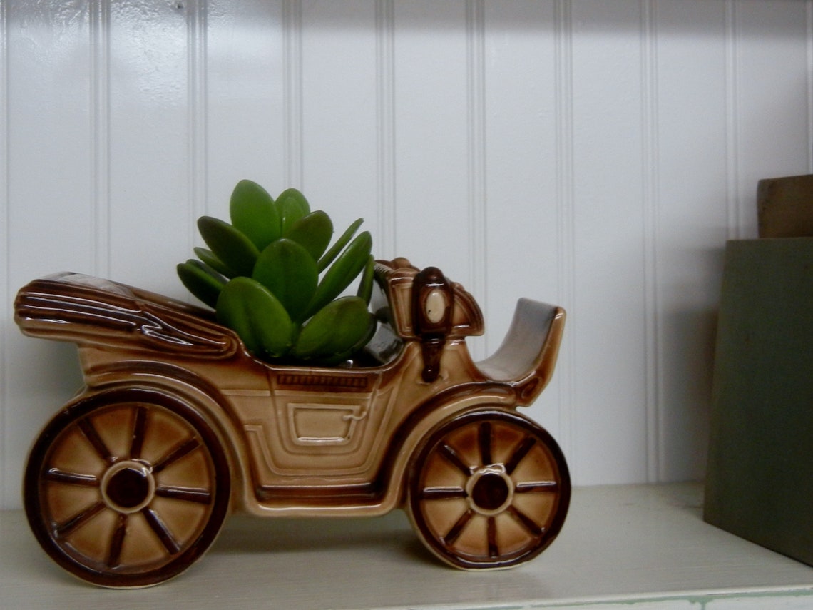 Nostalgic Florart Antique Car Planter | Etsy