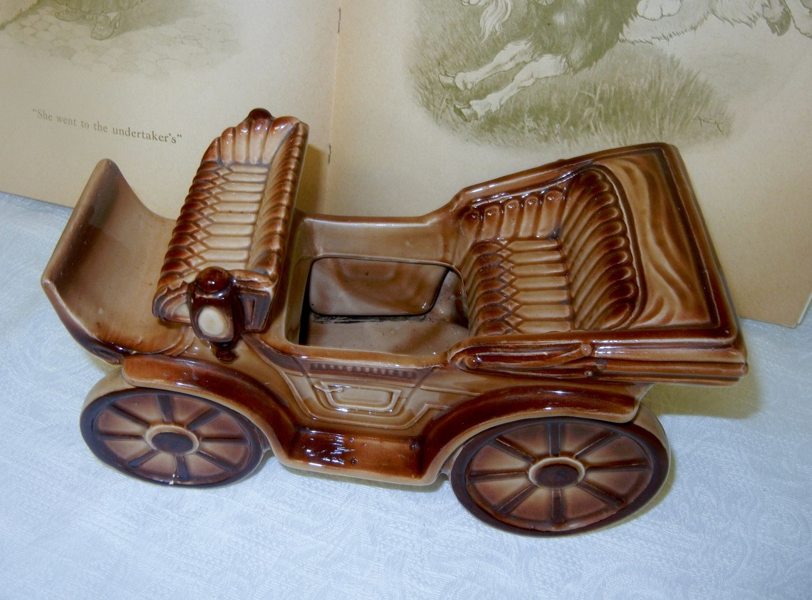 Nostalgic Florart Antique Car Planter | Etsy