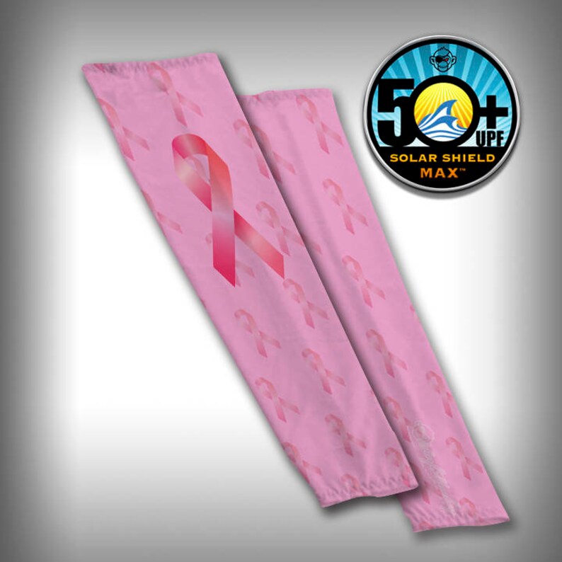 Solar Compression Sleeve Arm Sleeve Breast Cancer Awareness Etsy