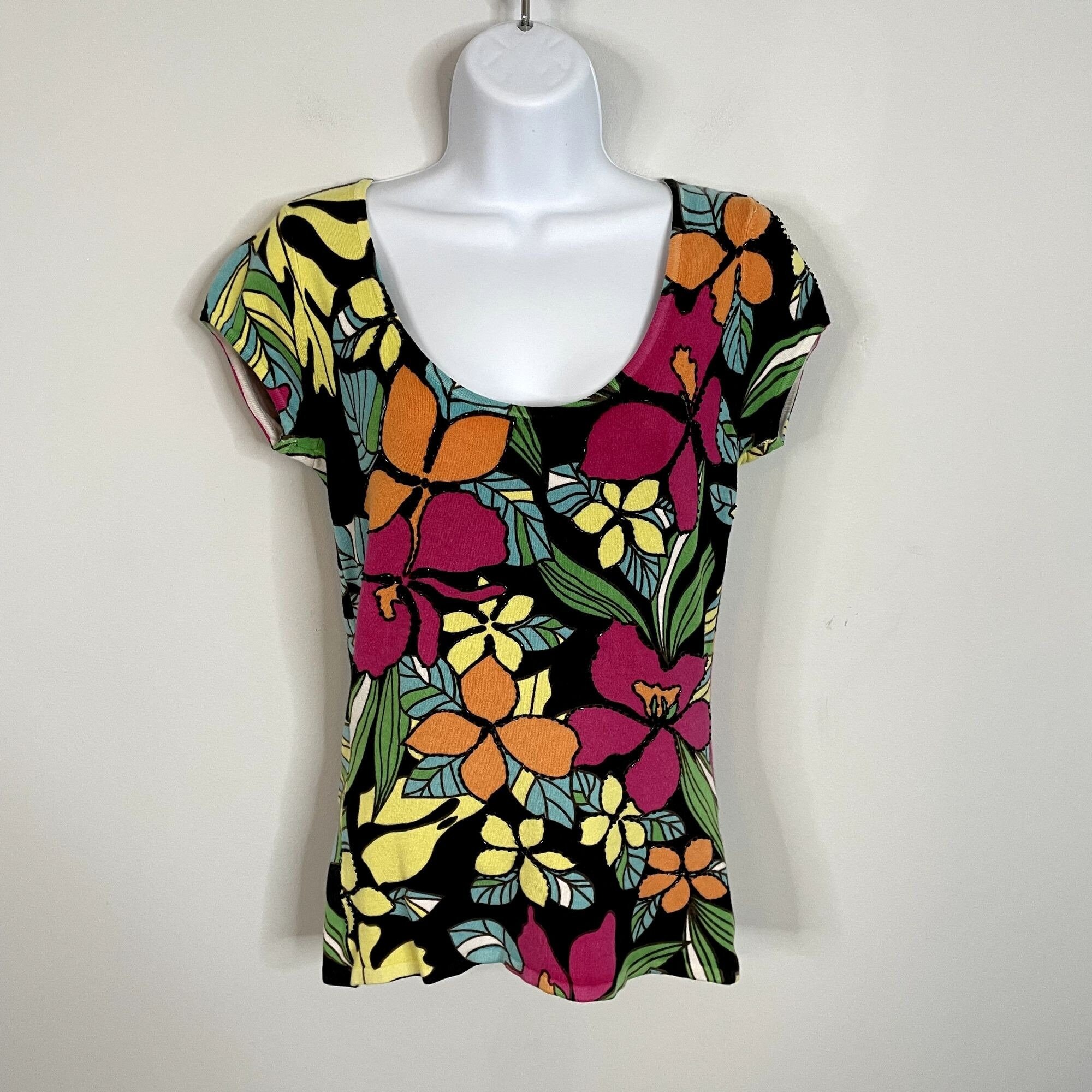 Mod 80s Cache Sweater Womens Medium 