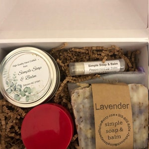 Small luxury lavender spa box