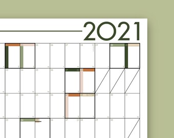 2021 Year Planners By Ayearofpassingclouds On Etsy mellow 2021 calendar