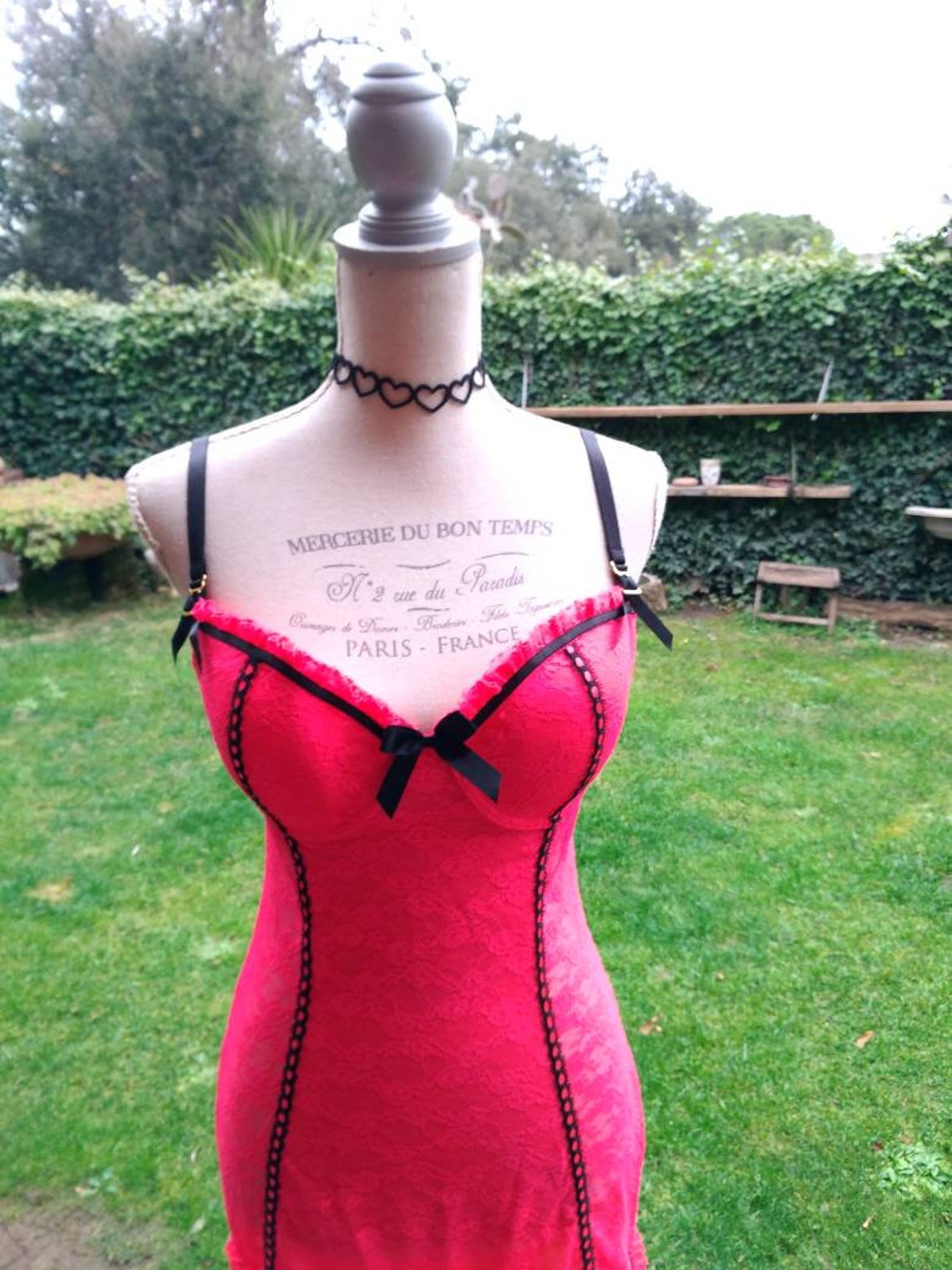 Corset bodice babydoll chic elegant Lolita style ruffle woman Etsy