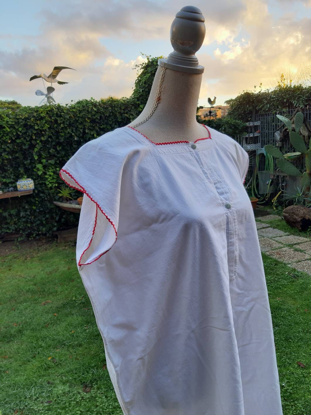 Shabby Chic Camicia Da Notte Della Nonna Camicia Da Notte Della