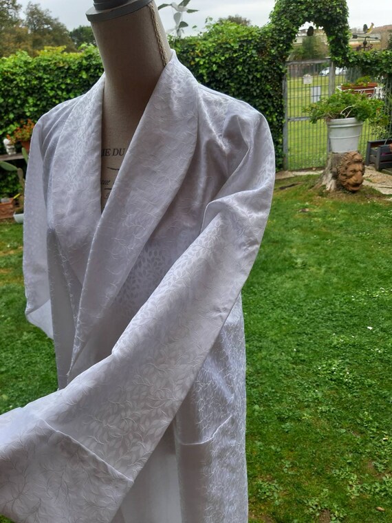 Dressing gown mixed silk dressing gown shabby chi… - image 6