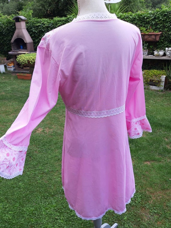Vintage nightgown true 60s pink pink nightgown shabby… Gem
