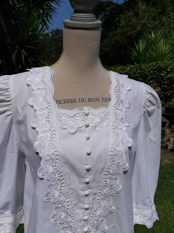 Shirt blouse blouse white woman cotton shirt white