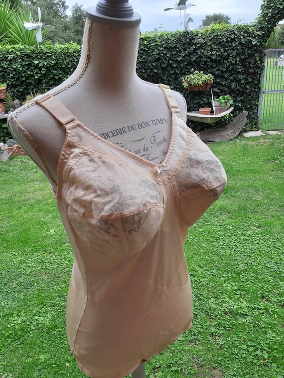 Underwear vintage lycra 50s plaitex body lingerie