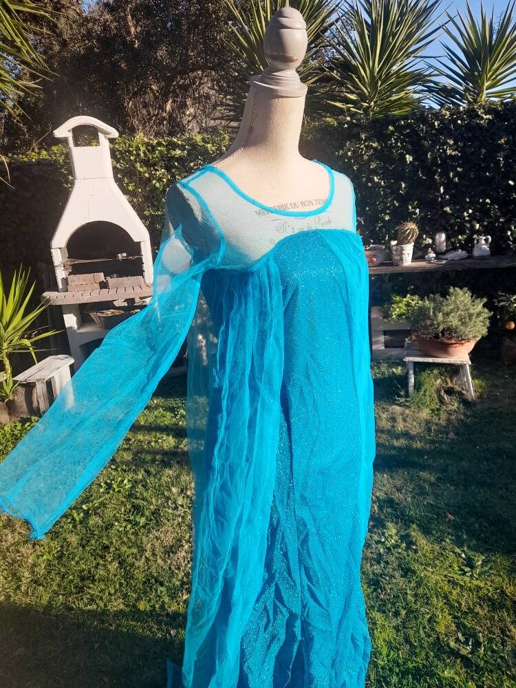 Dress Blue Mask Vintage Costume Fairy Turquoise Pinocchio Etsy