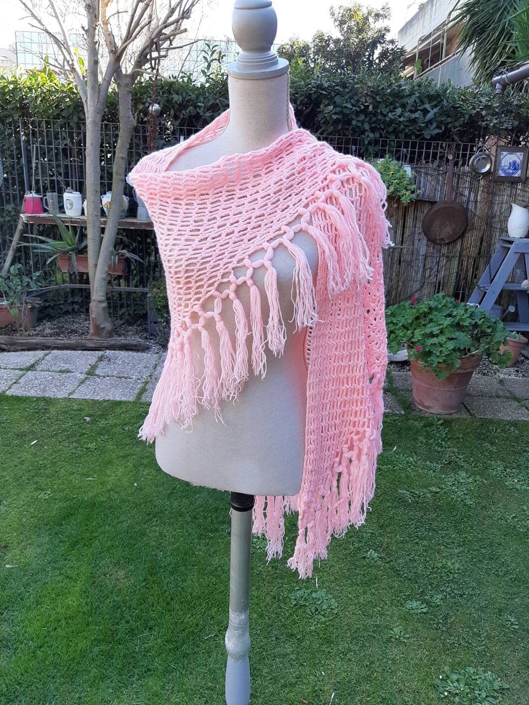 Châle étole Foulard En Viscose Blanc Crème Motif Félin - 65x180 Cm, Neuf Avec étiquettes