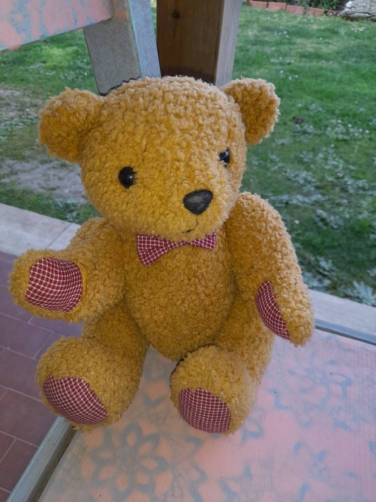 3 Teddy Bear Vintage 70s Old Plush Toy Antique Plush Vintage Etsy