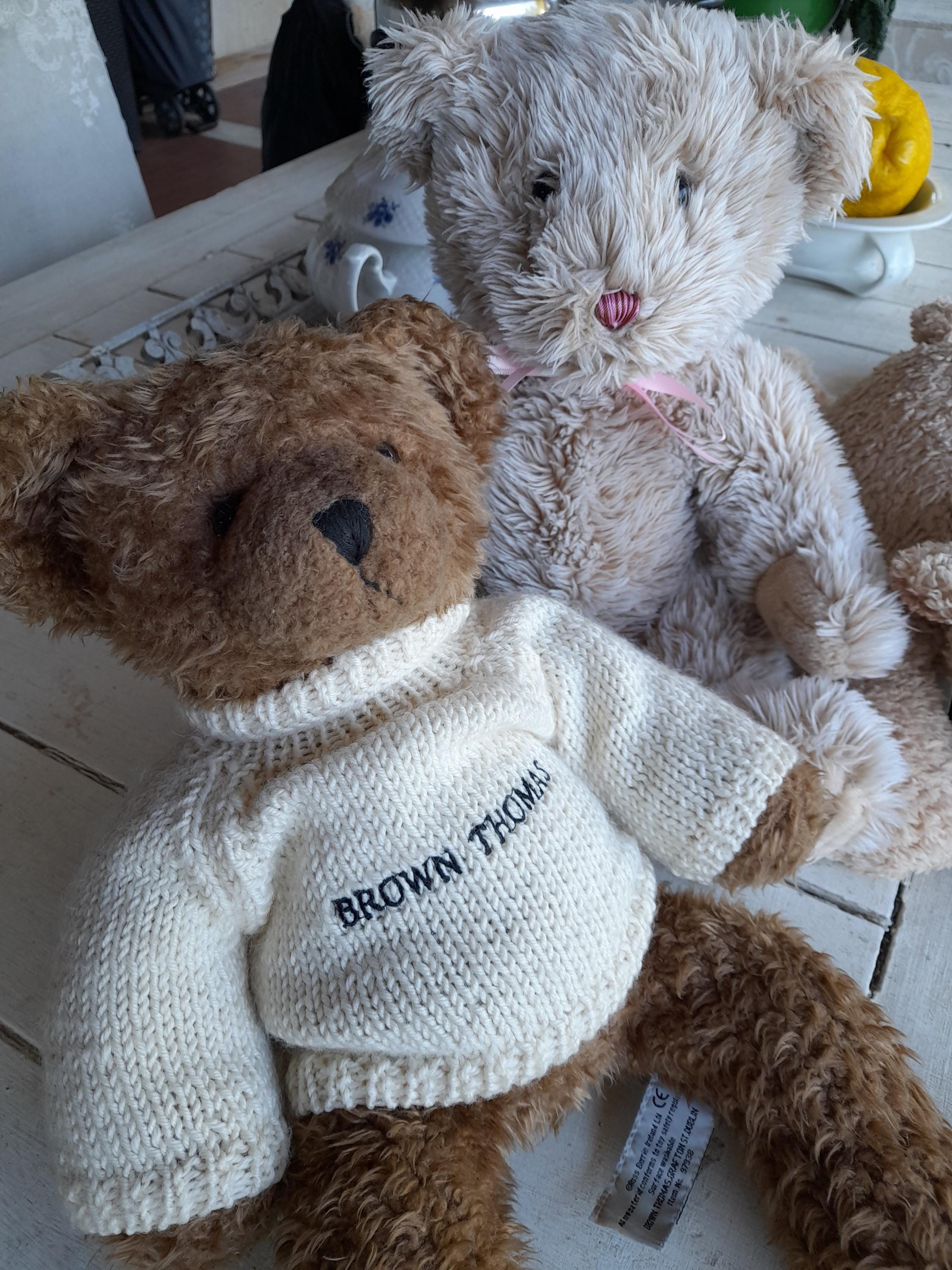 3+ テディベア ヴィンテージ 80 年代 古いぬいぐるみ アンティーク