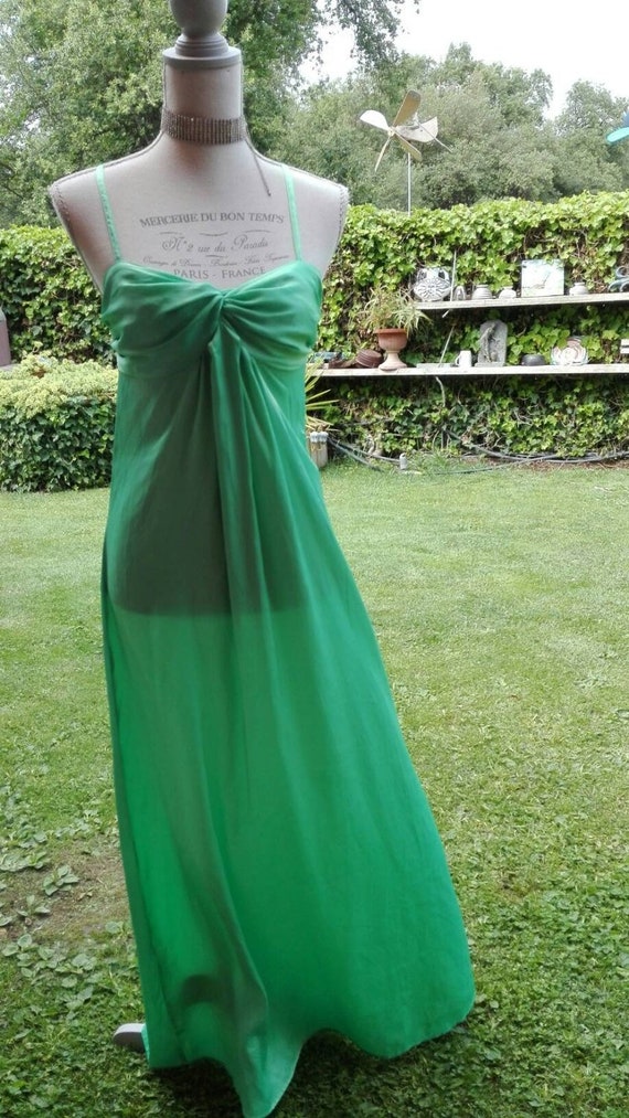 Vintage green chic green green nightgown green gre