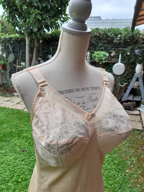 Underwear vintage lycra 50s plaitex body lingerie