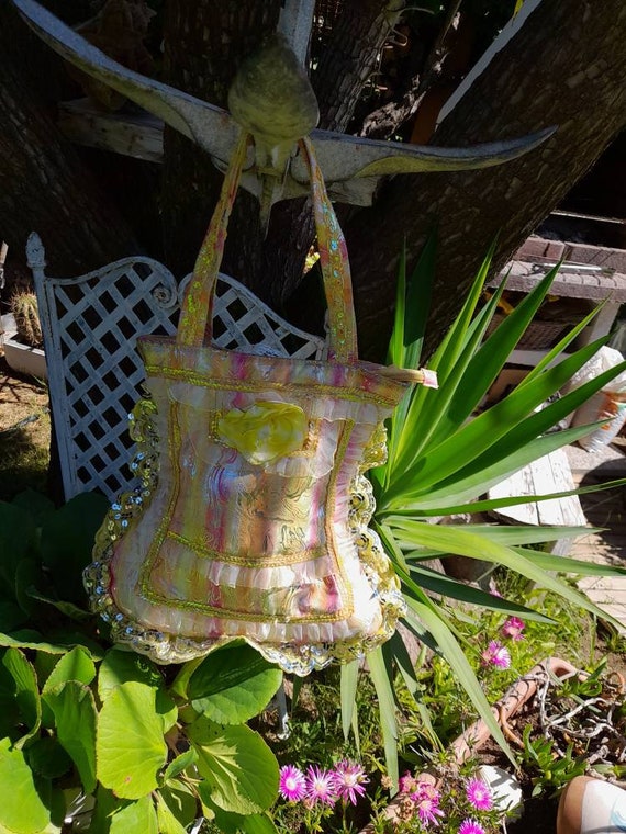Beatiful bag lace bag chic bag vintage lace weddi… - image 7