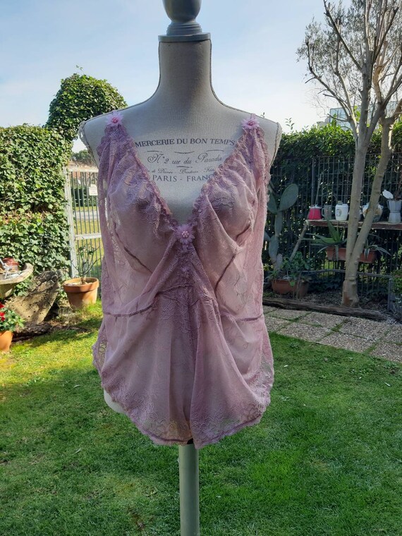 Body clown shabby chic lace pink antique woman wed