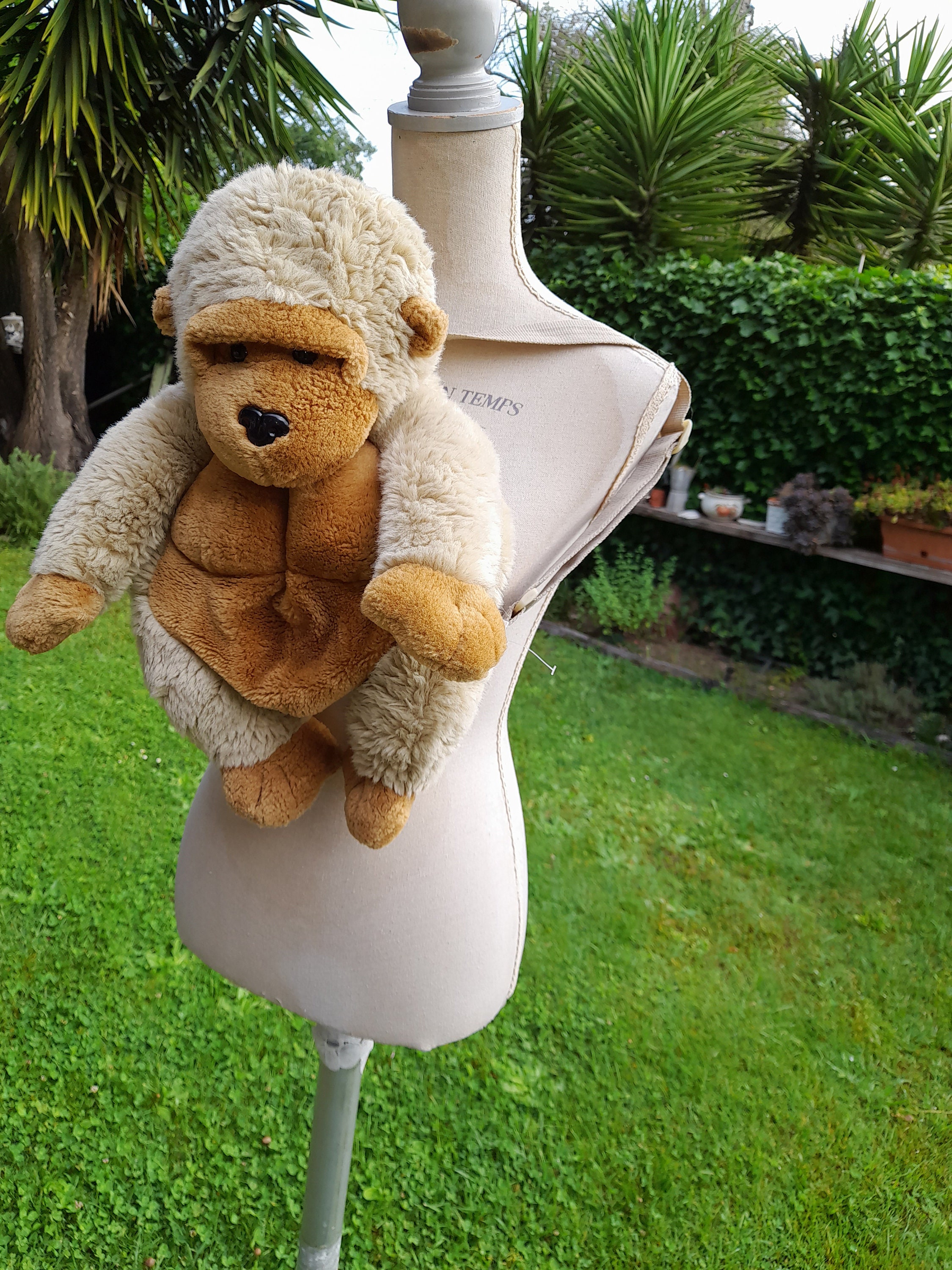 Backpack Bag Monkey Vintage Soft Backpack Bag Gift Children  display picture 2