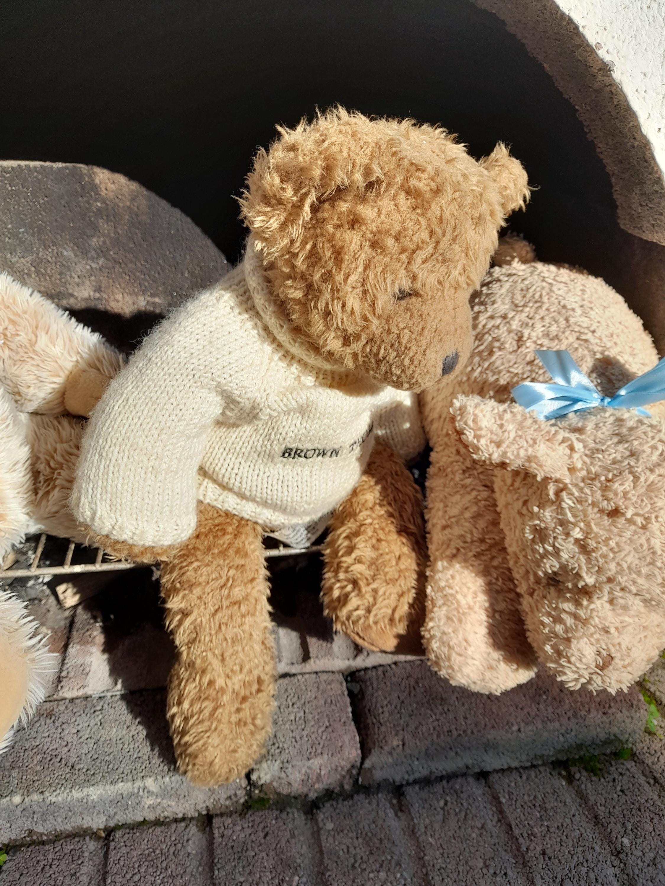 3+ テディベア ヴィンテージ 80 年代 古いぬいぐるみ アンティーク