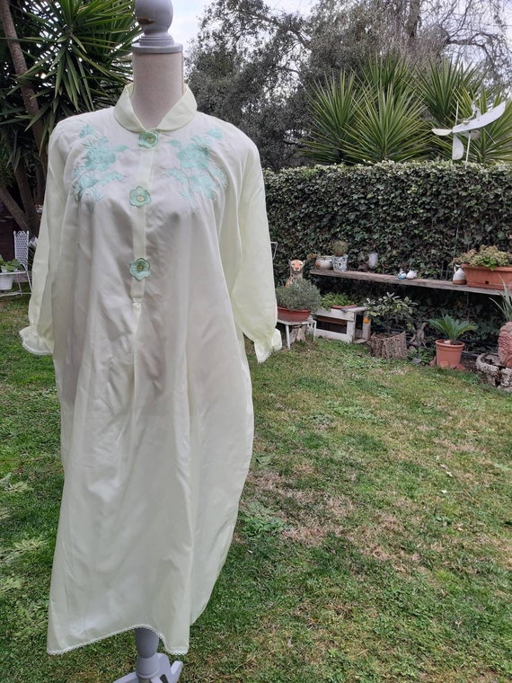 Peignoir coordinated nightgown and skirt vintage … - image 5