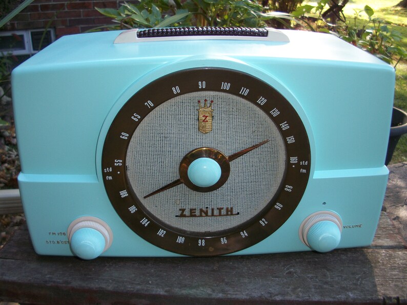 zenith am fm tube radio
