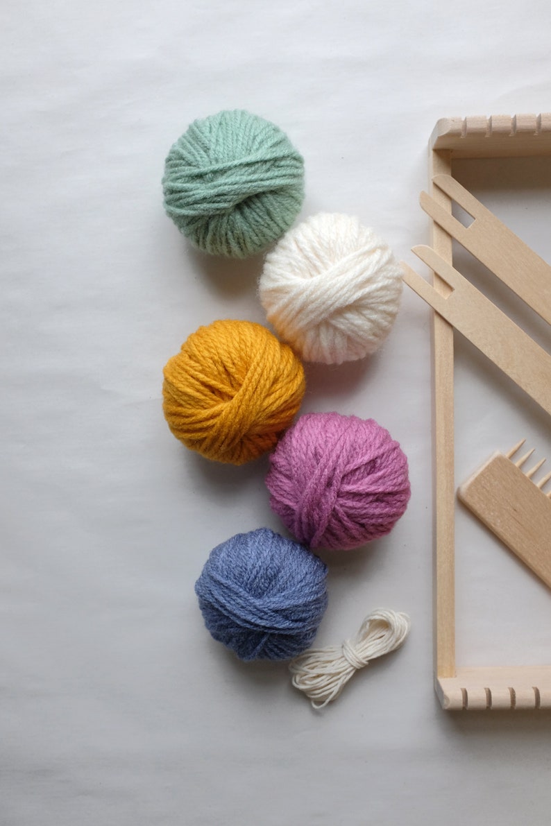 Weaving Loom Kit Muted Etsy UK