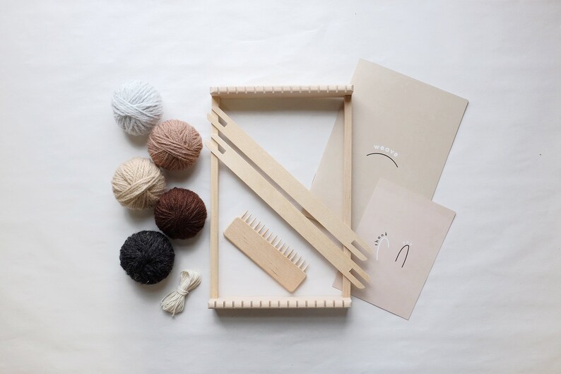 Weaving Loom Kit Earth Etsy