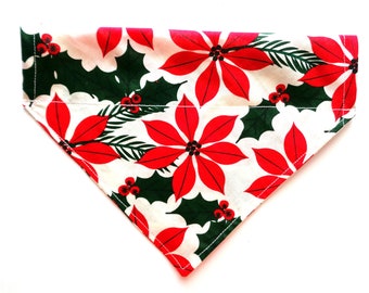 Sugar Skull Flowers Print Dog Bandana Cinco de Mayo Day of the Dead Neckwear Petwear Snap Closure