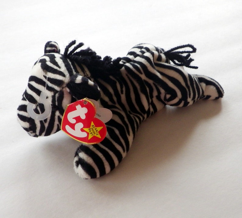 Ziggy the Zebra Beanie Babies Vintage Toy Collection Etsy