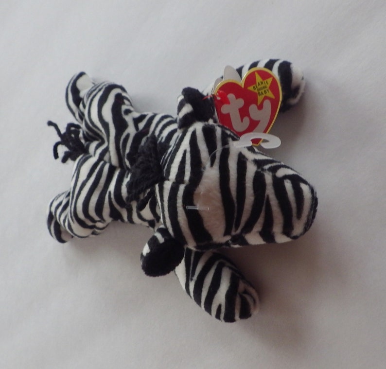 Ziggy the Zebra Beanie Babies Vintage Toy Collection Etsy