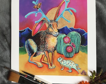 Jackalope Art Print