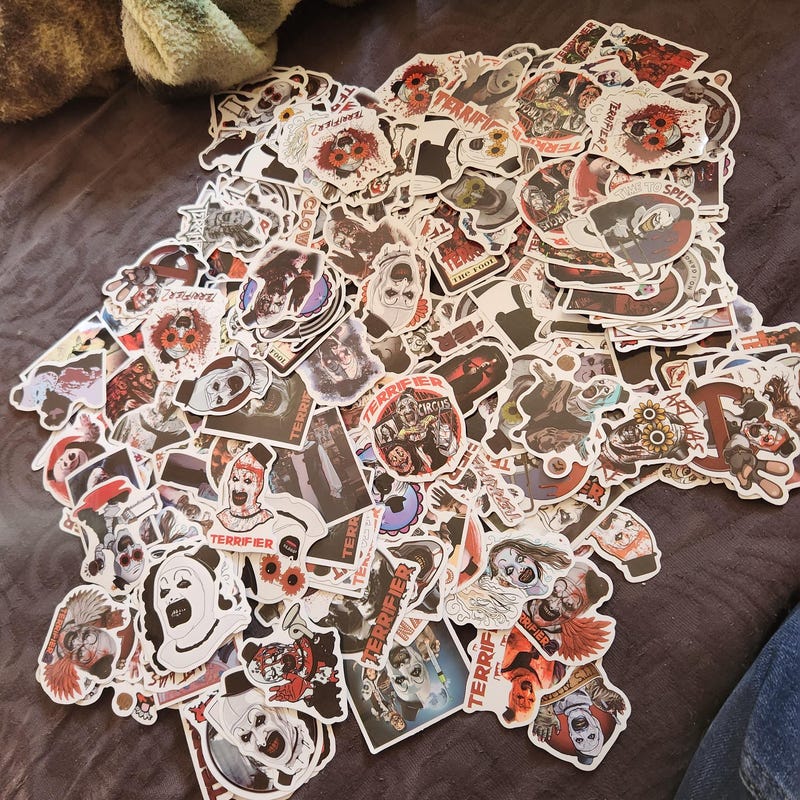 Horror Stickers - Etsy