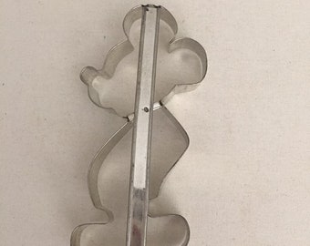 Mickey Mouse Cookie Cutter Vintage Tin