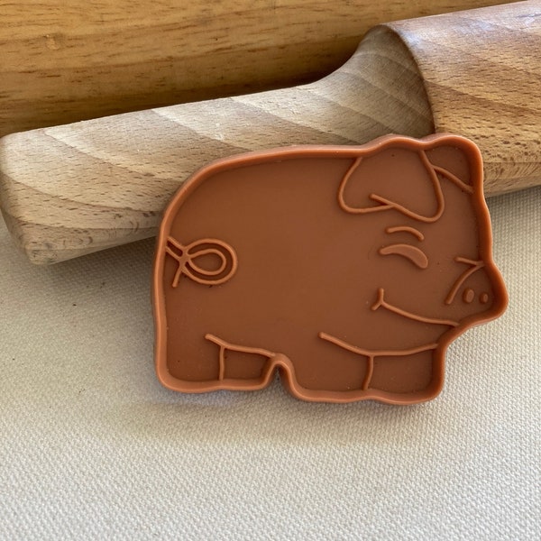 Pig Cookie Cutter, Farm Animal Cutout, Charolette’s Web, Peppa for kid baking