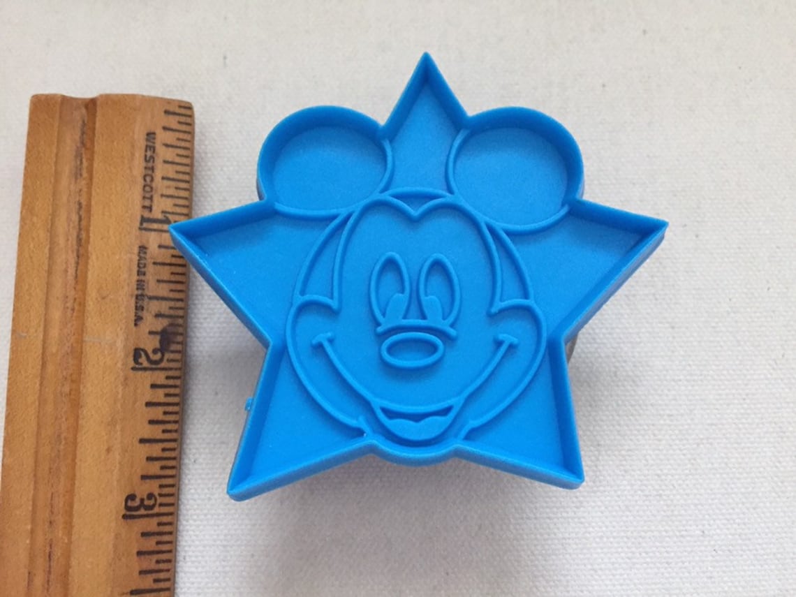 Disney Character Faces Cookie Cutters Set of 4 Mickey Etsy