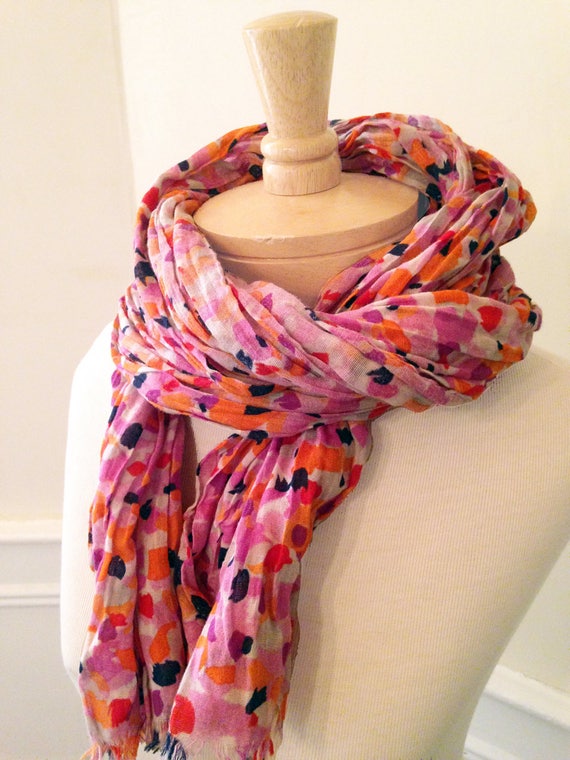 Silk Charmeuse Scarf white house black market original 1st limited silk scarves