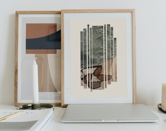 Modern Poolside Wall Art | Minimalist Sunglasses Print | Abstract Summer Digital Download | Neutral Aesthetic Decor