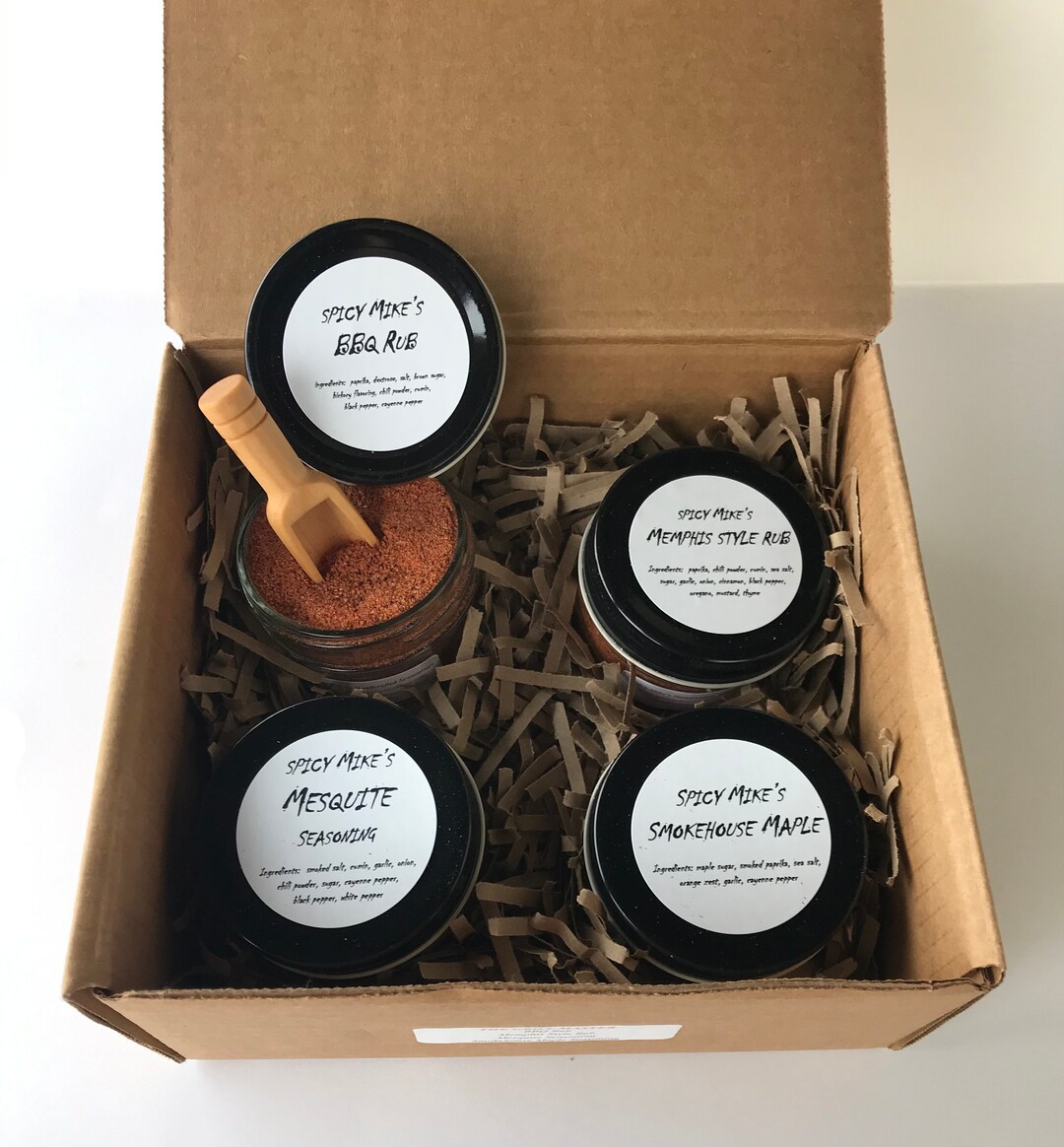 The Grill Master Seasoning Gift Box Etsy
