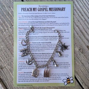 LDS Sister Missionary Charm Bracelet image 2