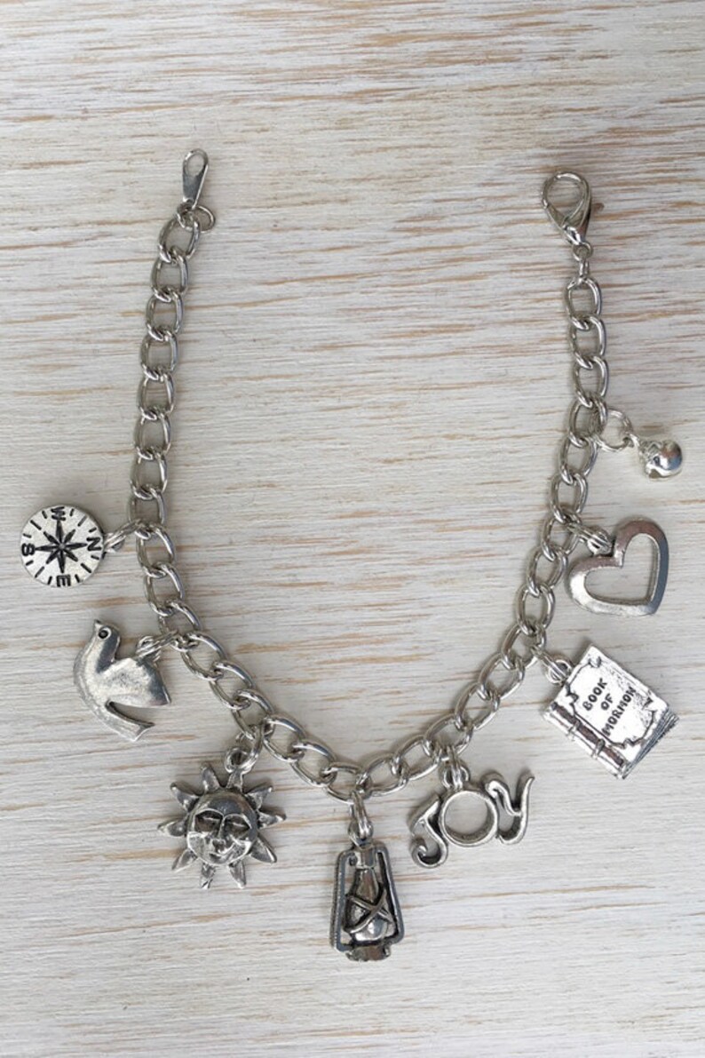 LDS Baptism Gift Gift of the Holy Ghost Talk Charm Bracelet Etsy