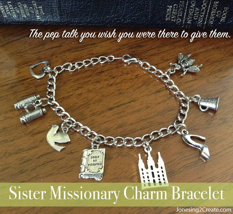 LDS Sister Missionary Charm Bracelet image 1