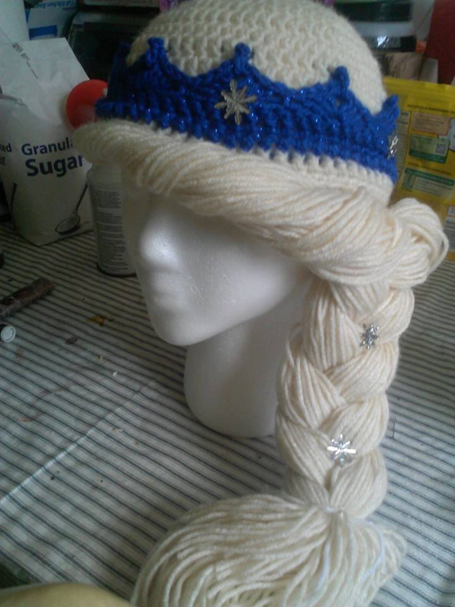 Frozen Inspired Elsa Hat Crochet Pattern Size 13 46 and Etsy