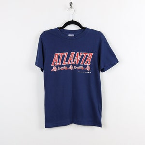 80s Vintage Atlanta Braves Mlb Baseball Raglan T-shirt XS -  Norway