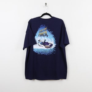 Vintage 90s Big Dogs 1996 Feel the Power Jetski Jet-skiing