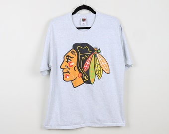 Black Hawks Chicago Large Gray Vintage NHL Hockey Graphic T-Shirt -  T-Shirts, Facebook Marketplace